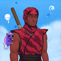Tie Dye Ninja #1277