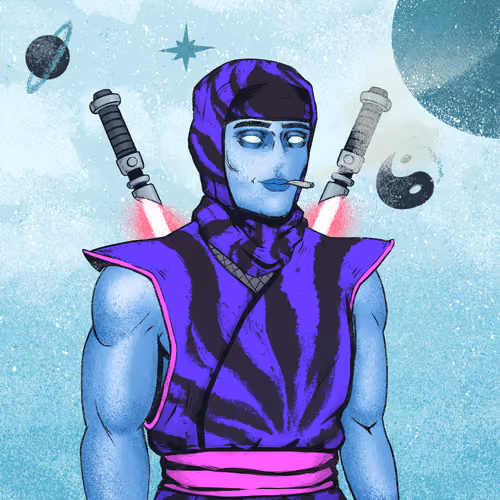 Tie Dye Ninja #3830