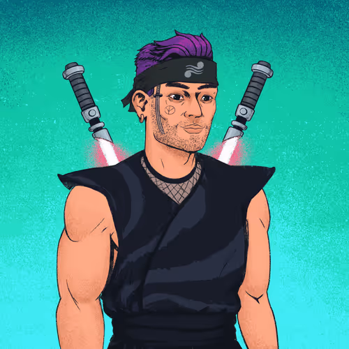 Tie Dye Ninja #7760