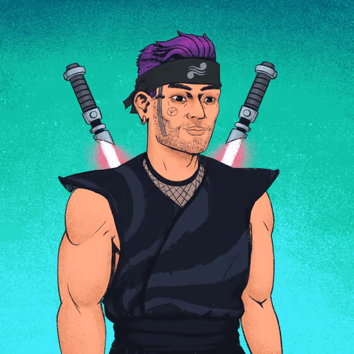 Tie Dye Ninja #7760
