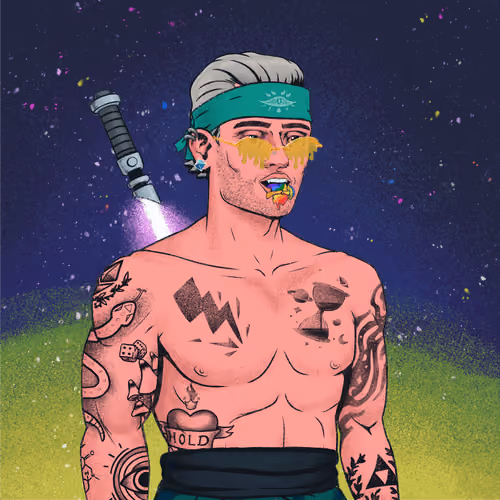 Tie Dye Ninja #6751