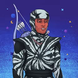 Tie Dye Ninja #4776