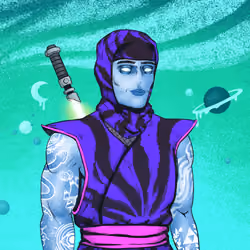Tie Dye Ninja #6169