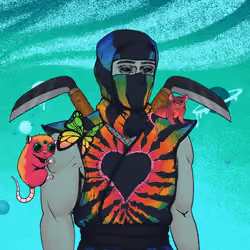 Tie Dye Ninja #6495