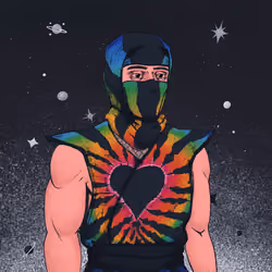 Tie Dye Ninja #1929