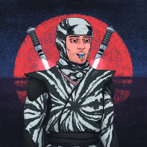 Tie Dye Ninja #4315