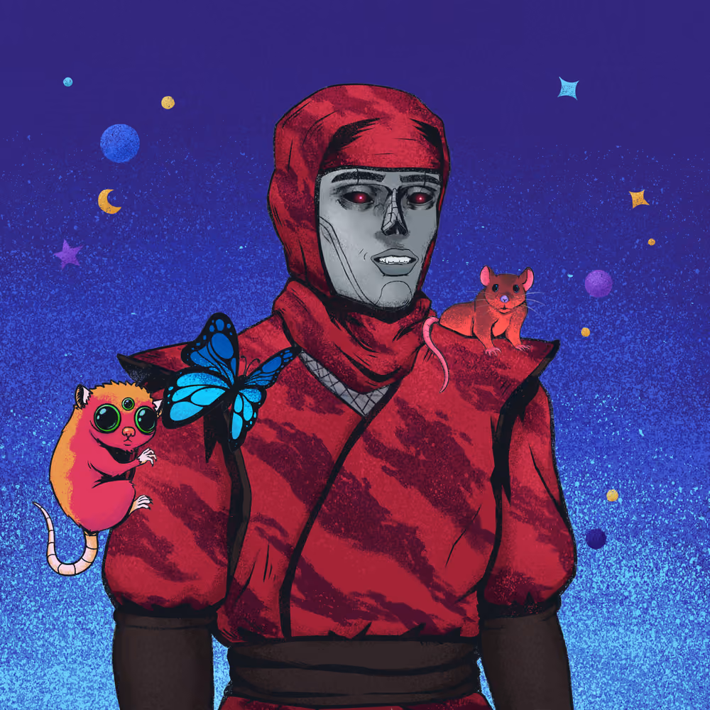 Tie Dye Ninja #7748