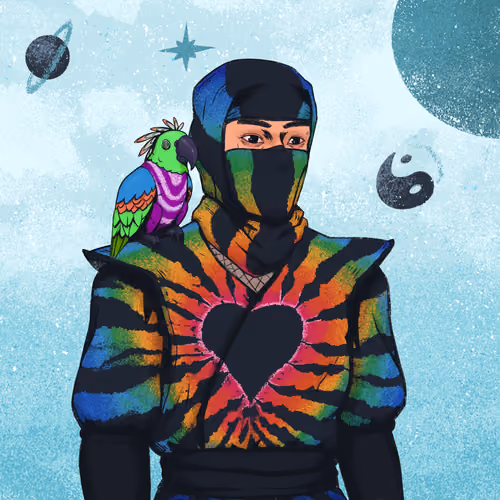 Tie Dye Ninja #6437