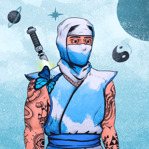 Tie Dye Ninja #7740