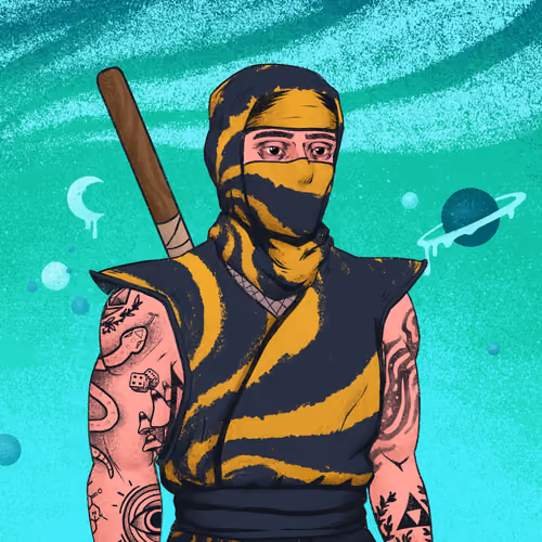 Tie Dye Ninja #624