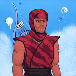 Tie Dye Ninja #801