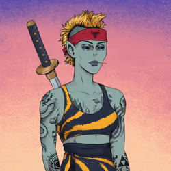 Tie Dye Ninja #1234