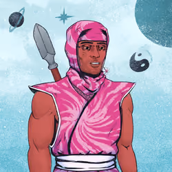 Tie Dye Ninja #1772