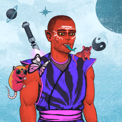 Tie Dye Ninja #2391