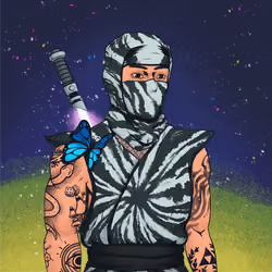 Tie Dye Ninja #3362