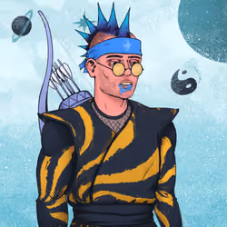 Tie Dye Ninja #1541