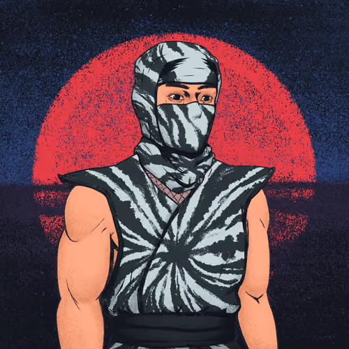 Tie Dye Ninja #6419