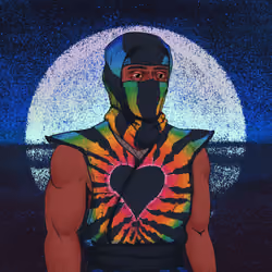 Tie Dye Ninja #1403