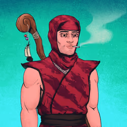 Tie Dye Ninja #2931
