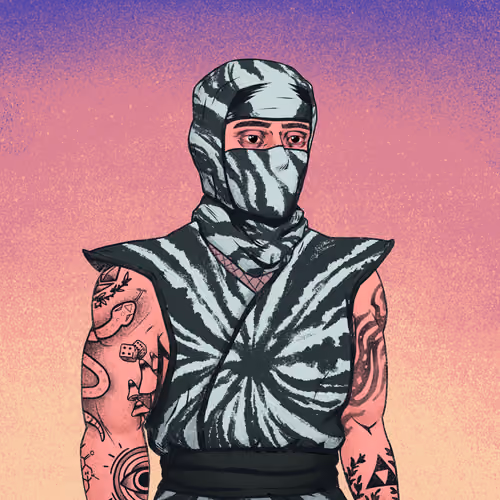 Tie Dye Ninja #4127