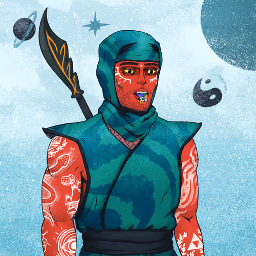 Tie Dye Ninja #1457