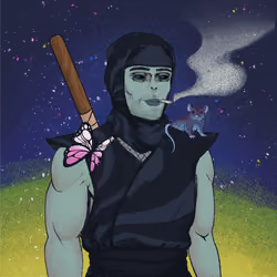 Tie Dye Ninja #3842