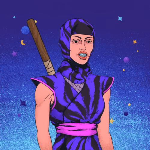 Tie Dye Ninja #5724