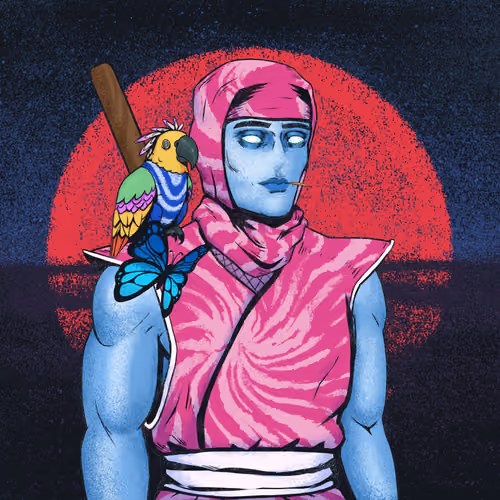 Tie Dye Ninja #1082