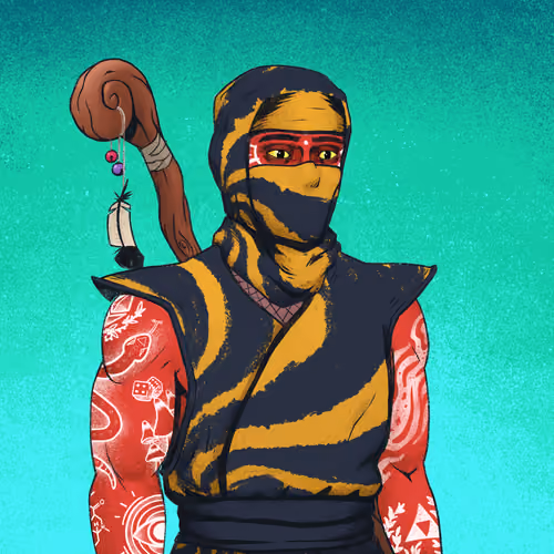 Tie Dye Ninja #6479