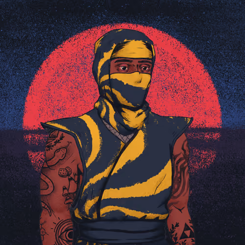 Tie Dye Ninja #2389