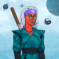 Tie Dye Ninja #1599