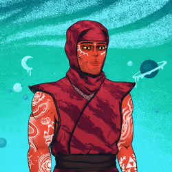 Tie Dye Ninja #1597