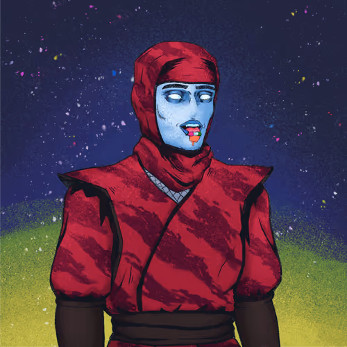 Tie Dye Ninja #3295