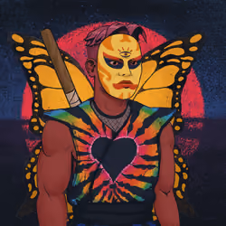 Tie Dye Ninja #3549