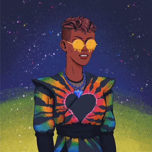 Tie Dye Ninja #1489