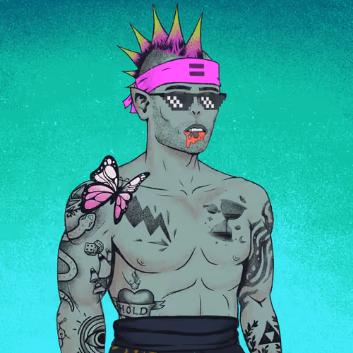 Tie Dye Ninja #1804
