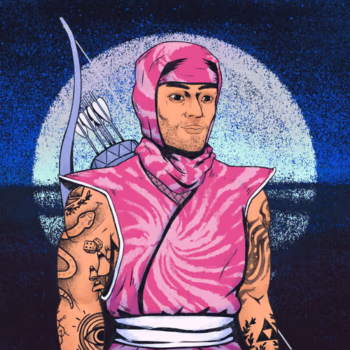 Tie Dye Ninja #3383