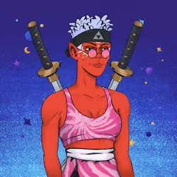 Tie Dye Ninja #4064
