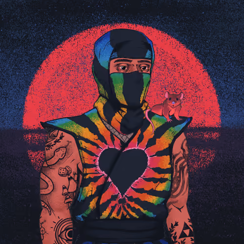 Tie Dye Ninja #6538