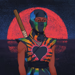 Tie Dye Ninja #179