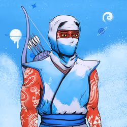 Tie Dye Ninja #5868