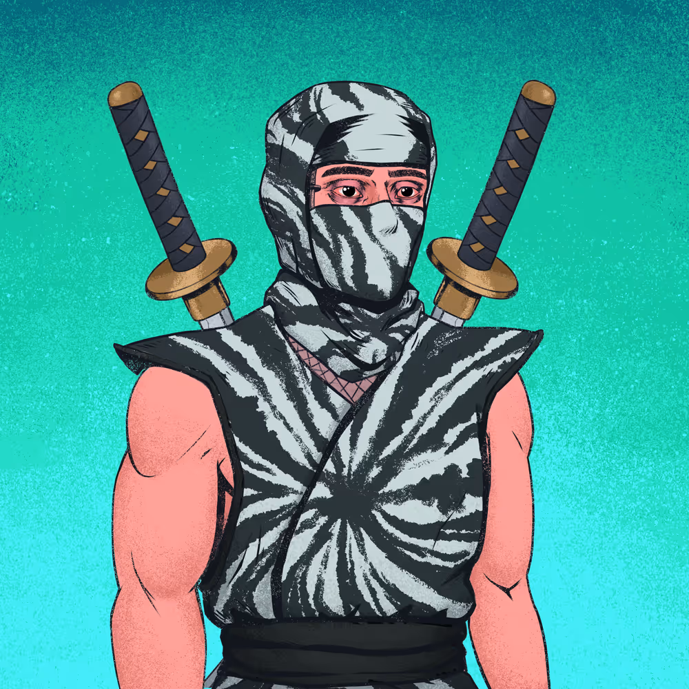 Tie Dye Ninja #7737
