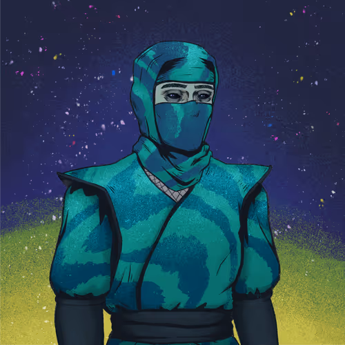 Tie Dye Ninja #3033