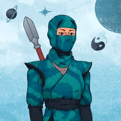 Tie Dye Ninja #3064