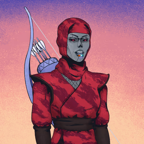 Tie Dye Ninja #4292