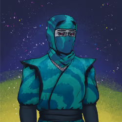 Tie Dye Ninja #3963