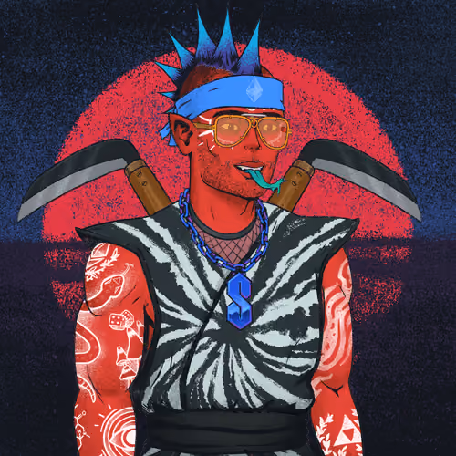 Tie Dye Ninja #1651