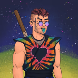 Tie Dye Ninja #4445