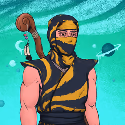 Tie Dye Ninja #6261