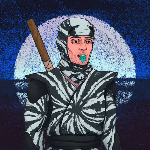 Tie Dye Ninja #7755